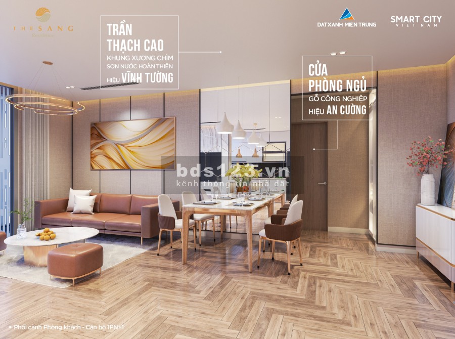 Suất ngoại giao đặc biệt căn hộ 1PN chung cư cao cấp The Sang Residence Đà Nẵng
