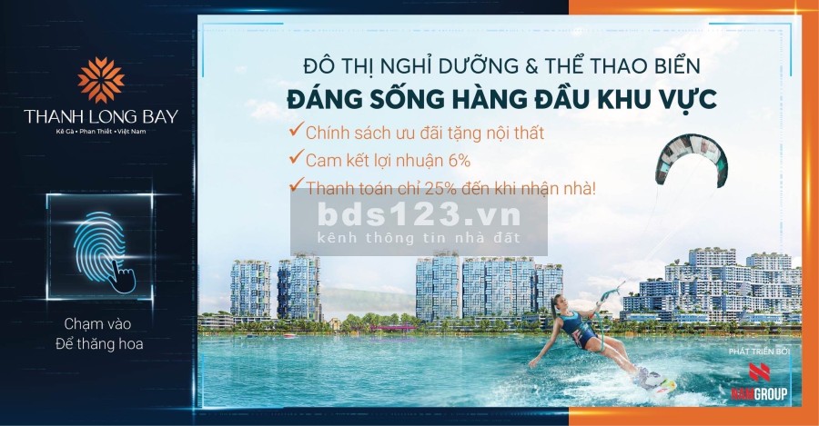 Bán biệt thự liền kề khu đo thị Thanh Long Bay, không gian xanh bên bãi biển đẹp Tip 10 Châu Á