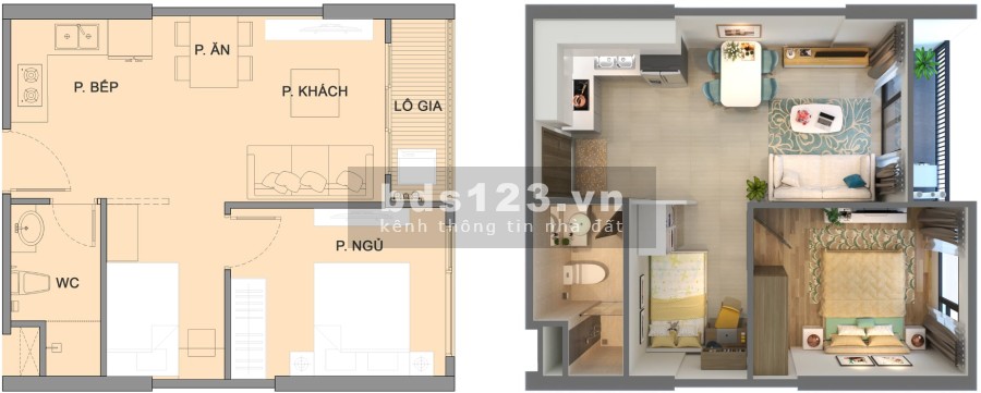 Bán căn hộ 2 phòng ngủ trong đại đô thị Vinhomes Smart City, giá chỉ với 300 triệu, sổ sẵn