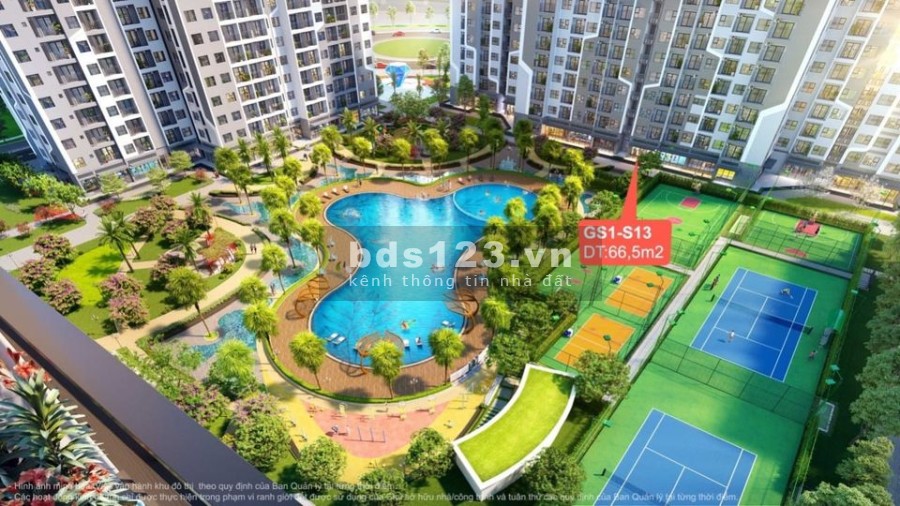 Bán SHOP khu GS1 tại Vinhome Smart City, View bể bơi, kinh doanh, đầu tư, ân hạn lãi xuất 2 năm