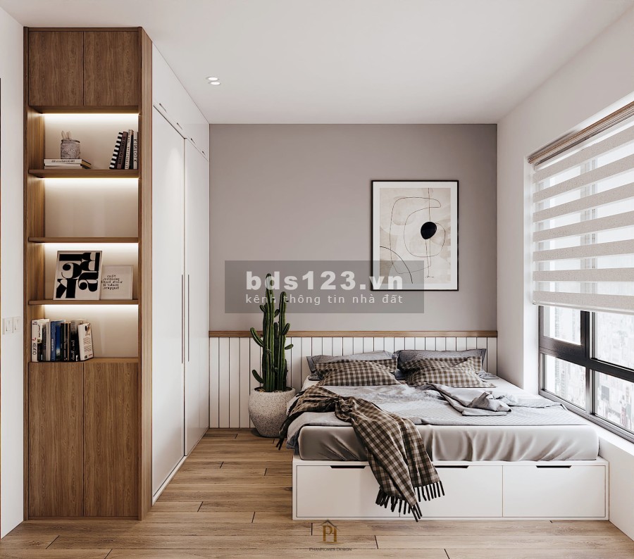 Bán căn hộ 2 phòng ngủ trong đại đô thị Vinhomes Smart City, giá chỉ với 300 triệu, sổ sẵn