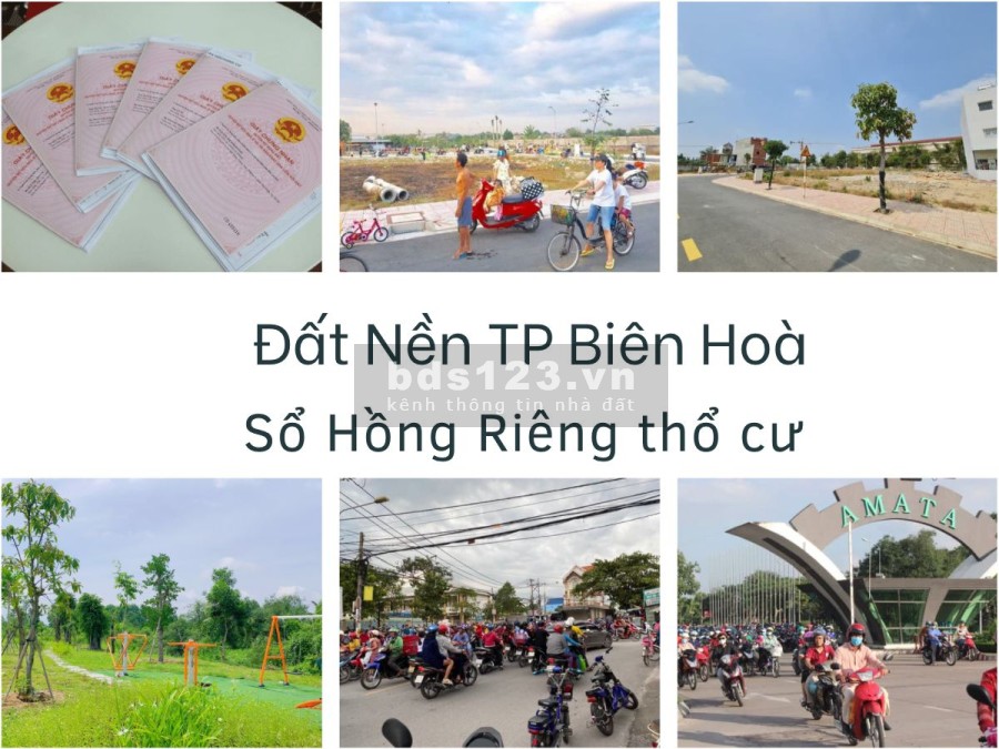 Đất nền trả góp trung tâm Biên Hoà sổ hồng riêng có liền liên hệ chính chủ 0936894008