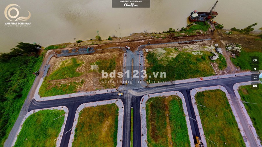 Đất nền khu dân cư Vạn Phát Sông Hậu hiếm, đẹp, giá tốt, pháp lý sổ hồng từng nền