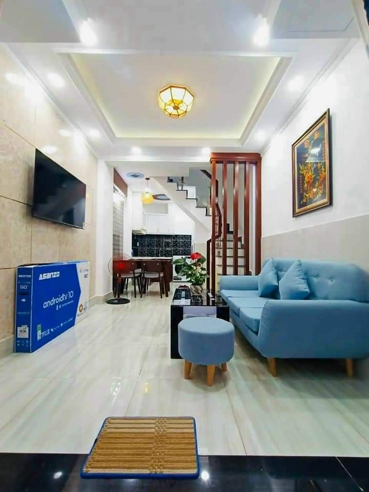 Nhà Hóc Môn diện tích sử dụng 4x12, 1 trệt 1 lầu, giá hỉ 695 triệu LH: 0922924924 Tuấn