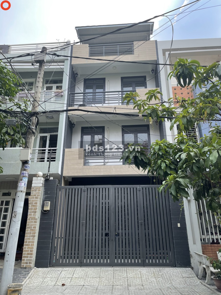 Nhà Mới HXH Bình Lợi diện tích sử dụng 5x20m trệt, 3 lầu, 5pn, 4wc liên hệ 0909411323