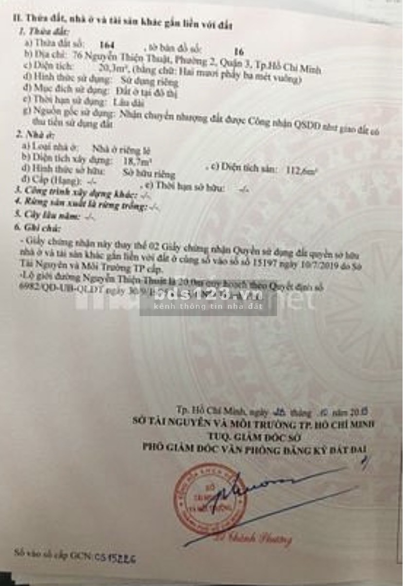 Bán gấp nhà đẹp 1 trệt 5 lầu tại 76 Nguyễn Thiện Thuật P2 Quận 3 giá bán chỉ 13.5 tỷ, dtsd 140m2