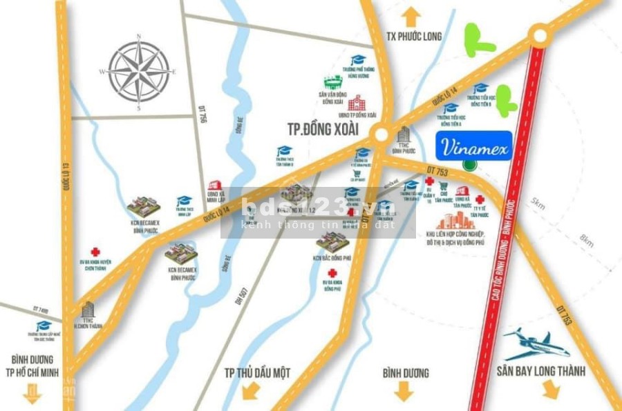 CC cần bán 03 lô đất dt 1000 m2/ lô, sổ hồng riêng từng lô, gần khu công nghiệp Becamex