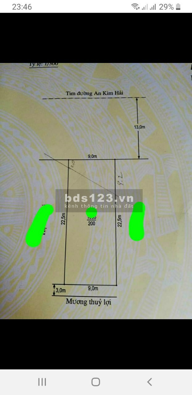 157m2 ngang 9m mặt đường WORLD BANK giá 29tr/m2 vị trí kinh doanh buôn bán cực tốt
