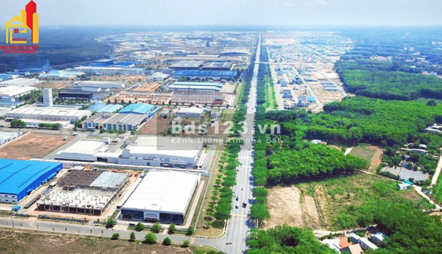 Bán đất 10000m2 (1ha) 20000 (2ha)trong khu công nghiệp khu vực Đức Hòa Long An sổ sẵn