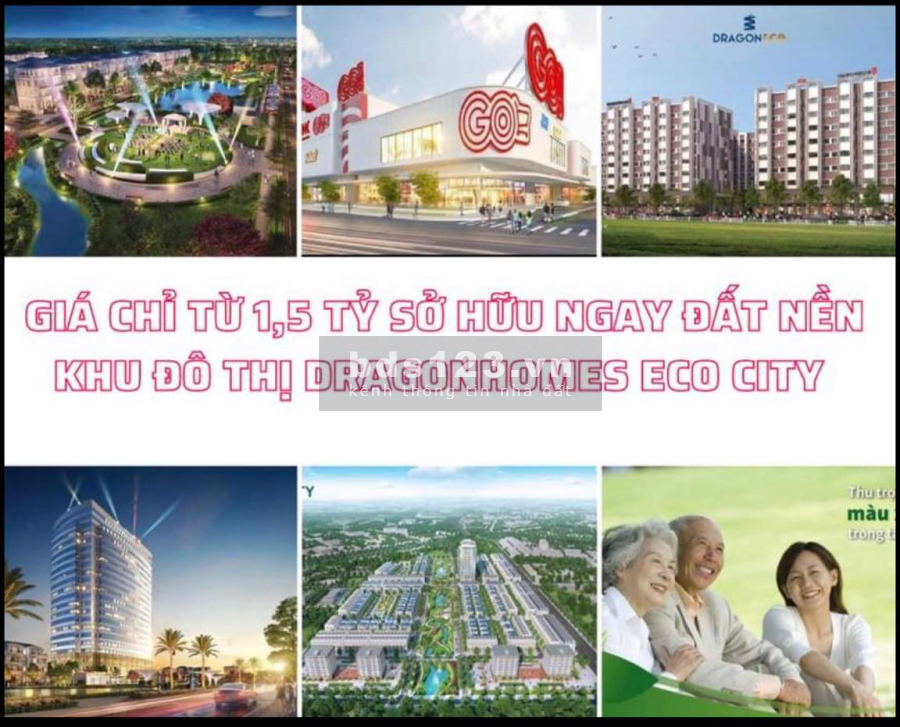 Bán lô đất chính chủ khu đô thị Dragon Homes Eco City Vũ Phúc, thành phố Thái Bình, giá tốt