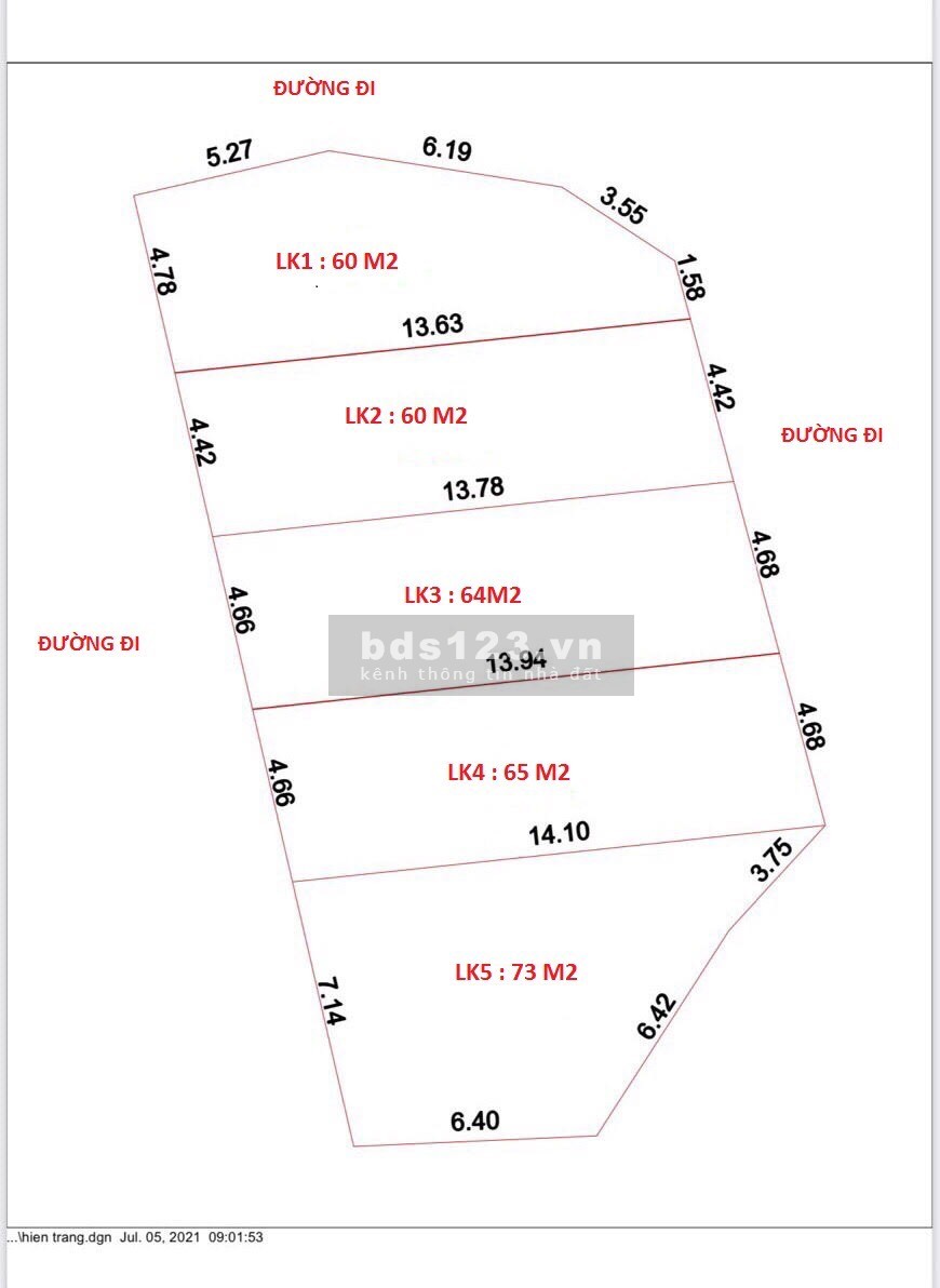 Cần bán gấp mảnh đất chia 5 lô Thạch Thất, Hà Nội tiện tích đầy đủ, giá tốt tiện đầu tư, khu dân cư