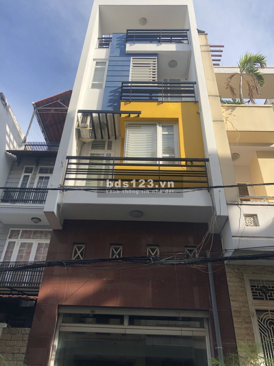Nhà hẻm xe hơi vào tận nhà đường Phan Văn Trị 1 trệt lửng 3 lầu sân thượng giá 25 triệu/tháng