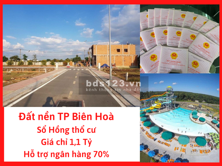 Đón đầu Cơn Sốt đất ngay Khu Du Lịch Sơn Tiên thành phố Biên Hoà sổ hồng riêng thổ cư