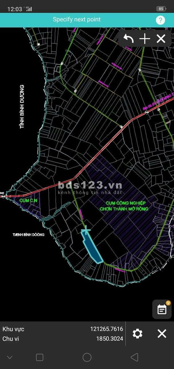 Bán đất nền xã Minh Long Thủ Thuộc thị xã Chơn Thành, Bình Phước, liên hệ 0345830299
