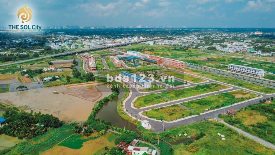 Bán đất nền nhà phố dự án THE SOL CITY Nam Sài Gòn Ngay chợ Hưng Long Bình Chánh