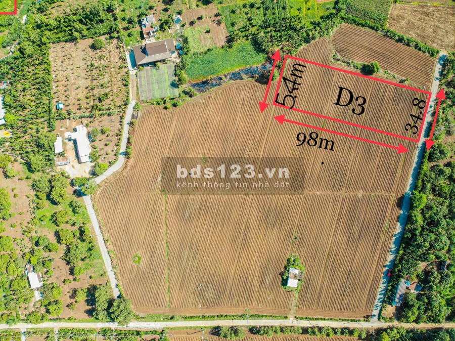 Bán lô đất diện tích 4400m2 đất Xuân tây Cẩm Mỹ giá đầu tư chỉ 600 triệu/tháng, lhcc