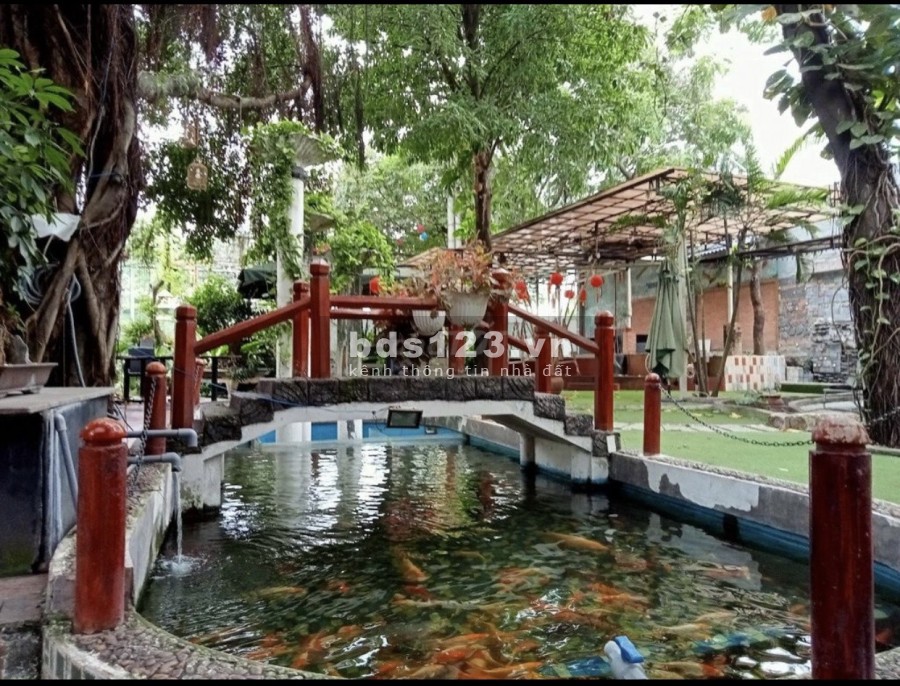 Sang gấp quán Cafe Sân Vườn 1600m2 tại Nguyễn Thị Búp P Hiệp Thành Q12