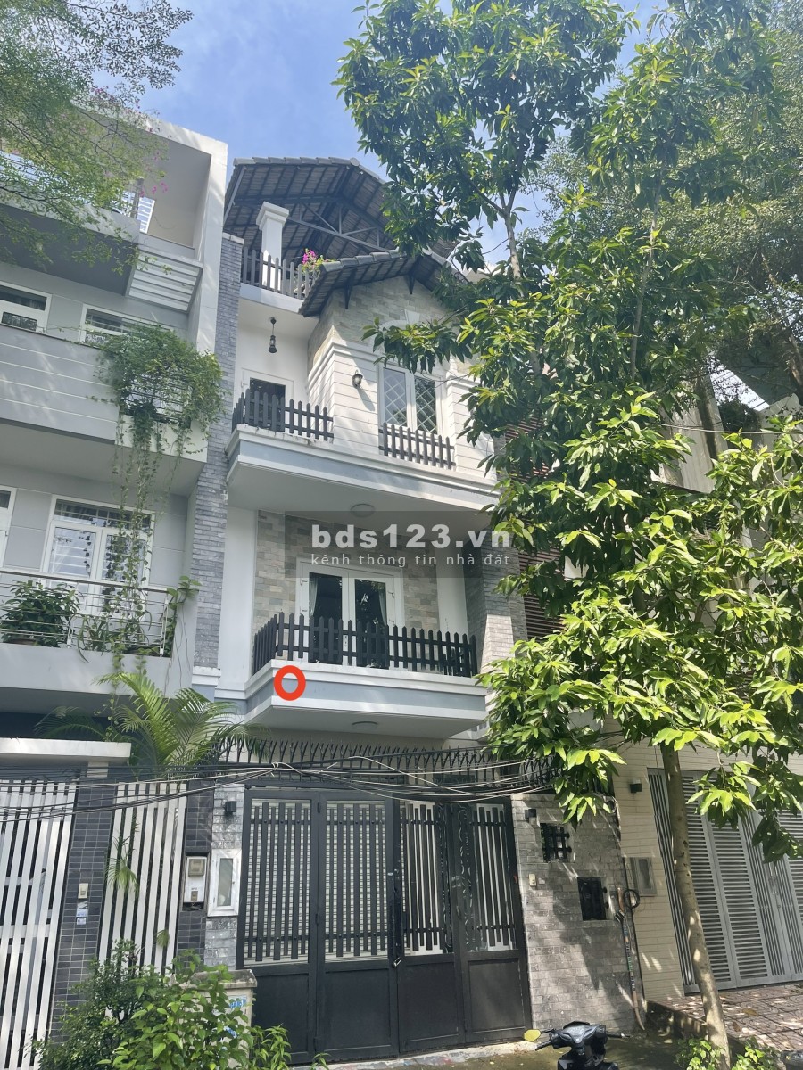 Nhà đẹp Đặng Thuỳ Trâm diện tích sử dụng 5x15m, trệt, 2 lầu, st. 4pn. Full Máy Lạnh