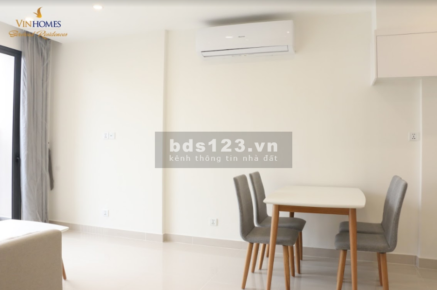 Cho thuê căn 2 Phòng ngủ, 60m2,có điều hòa, tại Vinhomes Smart City 6tr