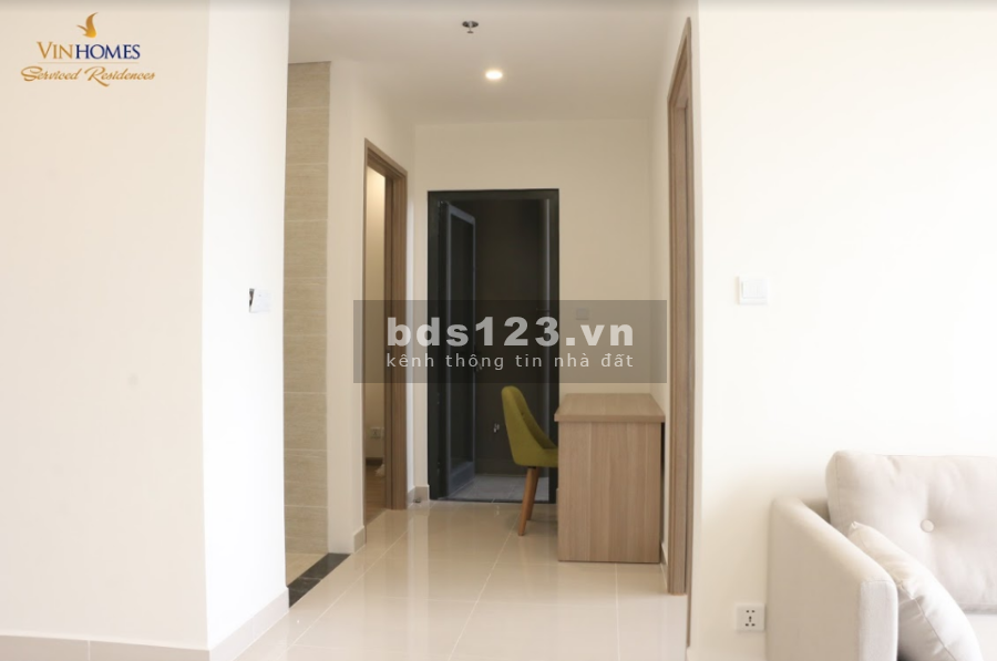 Cho thuê căn 2 Phòng ngủ, 60m2,có điều hòa, tại Vinhomes Smart City 6tr