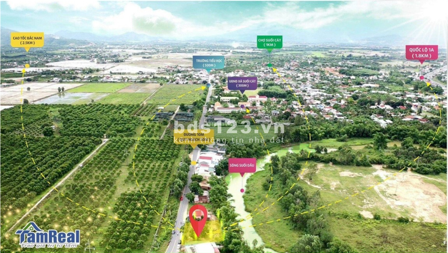 Chỉ còn 03 lô đất mặt tiền tại Suối Cát Cam Lâm pháp lý minh bạch sổ hồng trao tay, lhcc