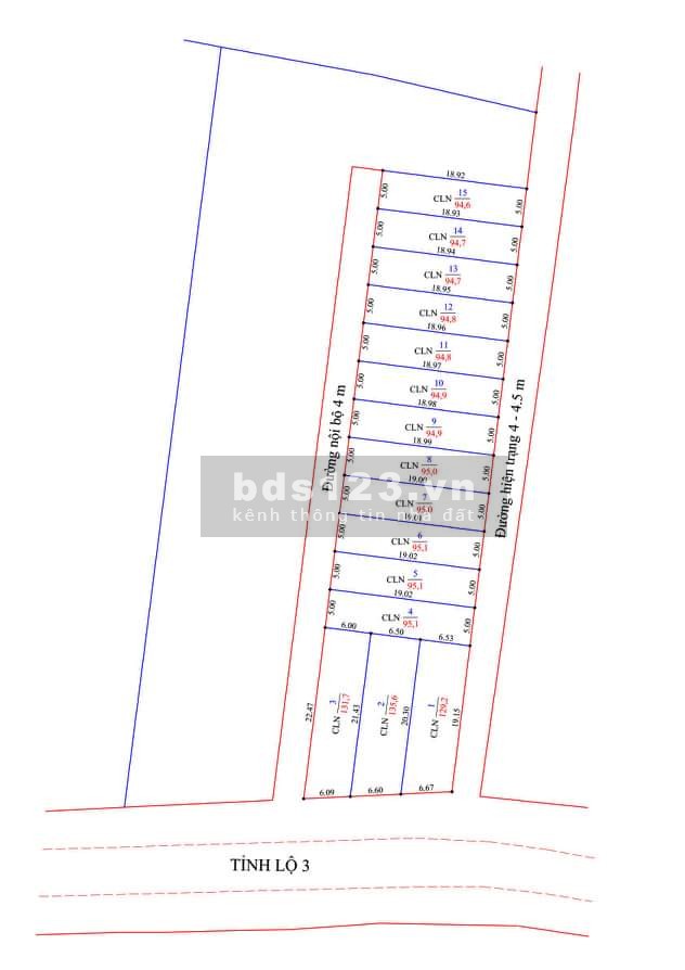 Bán đất đường tỉnh lộ 3 xã Phước Đồng TP Nha Trang giá 390 triệu