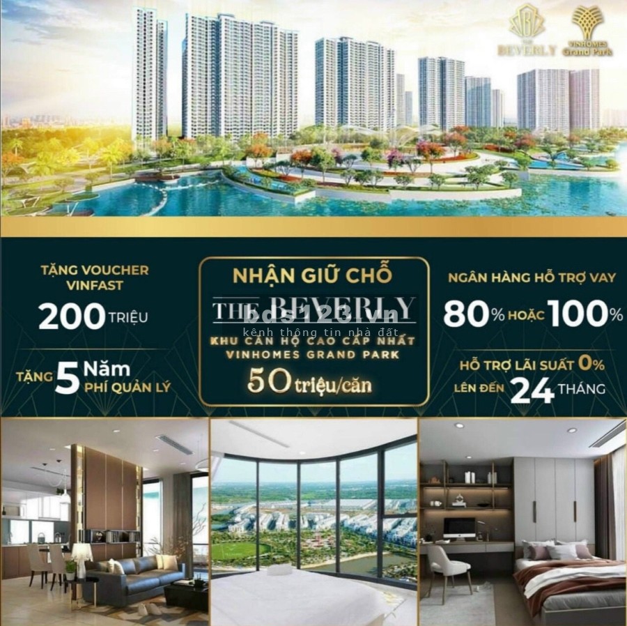 Bán căn hộ Beverly phân khu cao cấp liền kề Công viên vị trí Kim cương View Triệu đô giá Bình Dân