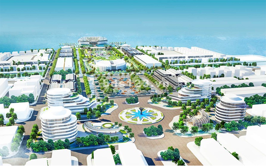 Bán lô đất view 2 mặt biển đẹp nhất độc tôn nhất KĐT Phú Cường 1215m2, giá 35 tỷ sở hữu 1 lô góc