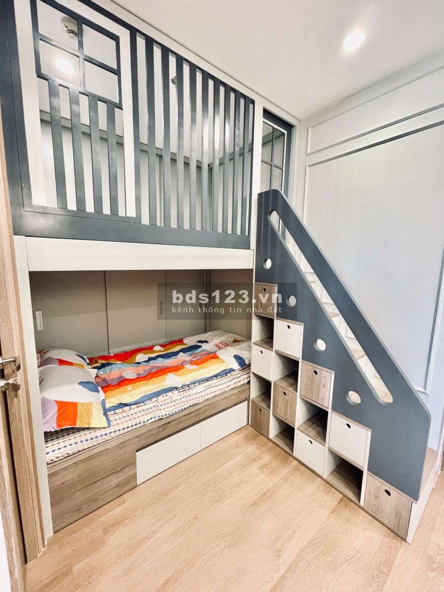 Cho thuê CH 1PN+1 diện tích 46m2, full đồ như ảnh, giá 9.5tr tại Vin Smart City. LHO968.719.555