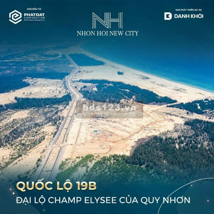 Bán đất nền ven biển dự án Nhơn Hội New City Quy Nhơn, giấy tờ đầy đủ, pháp lý chuẩn