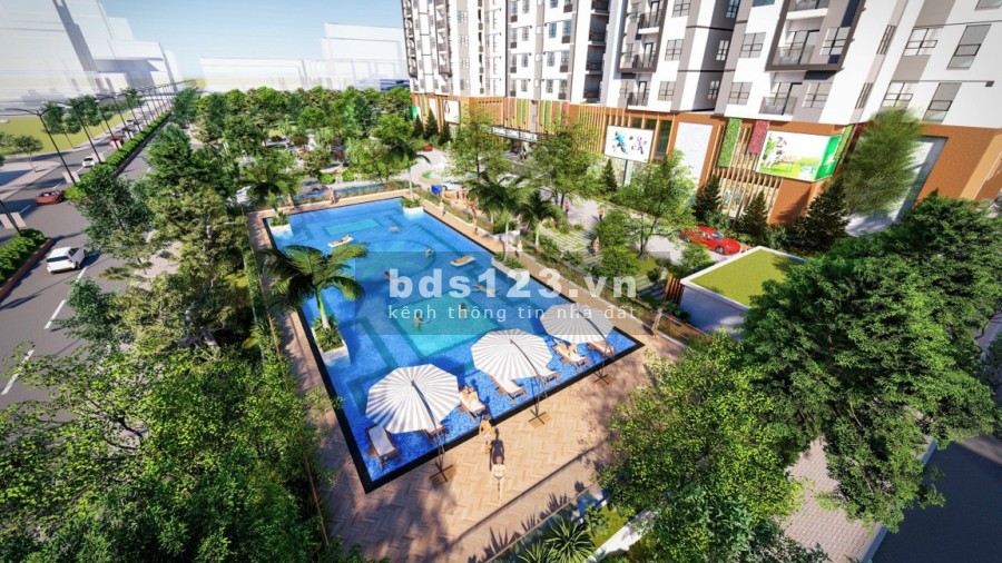 Căn hộ 2PN giá rẻ tại Bình Dương vị trí đắc địa, tiện ích nội khu đủ, tầng cao, view thoáng