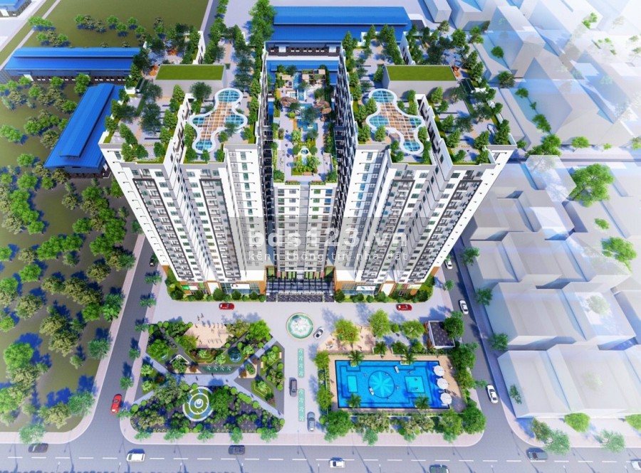 Căn hộ 2PN giá rẻ tại Bình Dương vị trí đắc địa, tiện ích nội khu đủ, tầng cao, view thoáng
