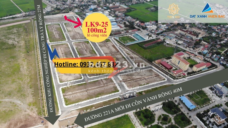 Đất Nền Tiền Hải Thái Bình - Cơ Hội Đầu Tư Có 1-0-2 bàn giao đầy đủ giấy tờ, giá tốt đầu tư