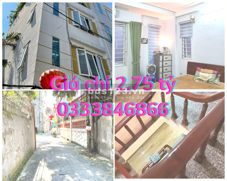 Cần bán gấp nhà Phố Phan Đình Giót Hà Đông, DT 37m2, 5 tầng giá chỉ 2,75 tỷ LH 0333846866