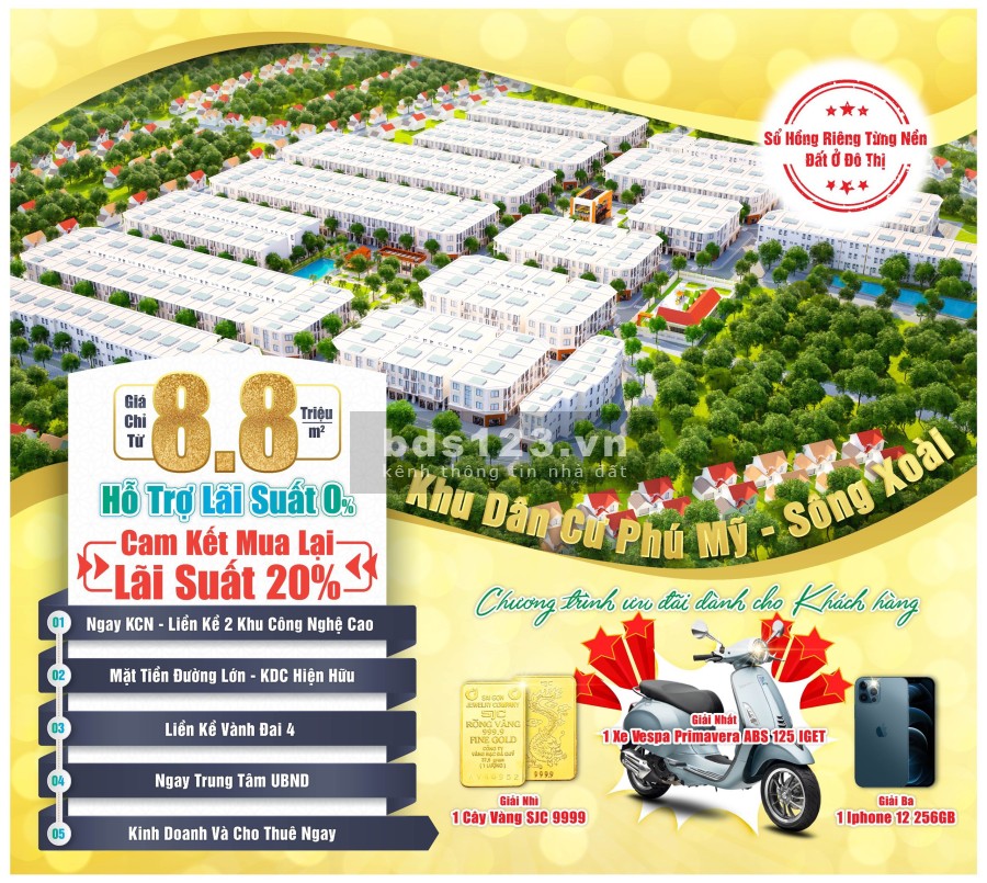 Bán đất khu nghĩ dưỡng tại Phú Mỹ sổ đỏ công chứng ngay, giá tốt nhất