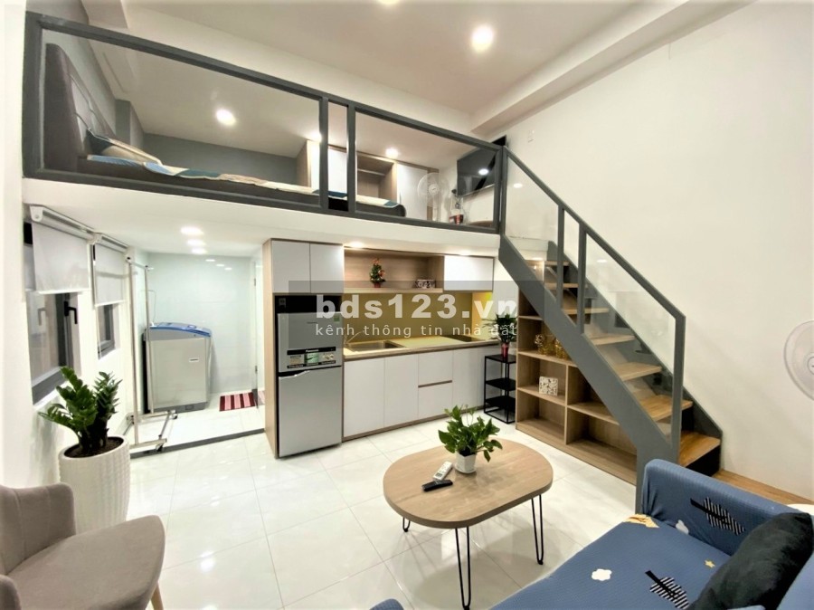 Nhà 4 Lầu 7 Phòng Cao cấp nội thất, đường Cao Thắng, Phú Nhuận, thu nhập 58tr/tháng.