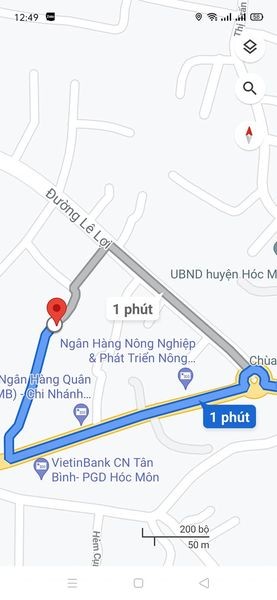 Chính chủ bán đất sổ hồng riêng ngay chợ Hóc Môn tiện ích đầy đủ, đường lớn, xe qua lại nhiều