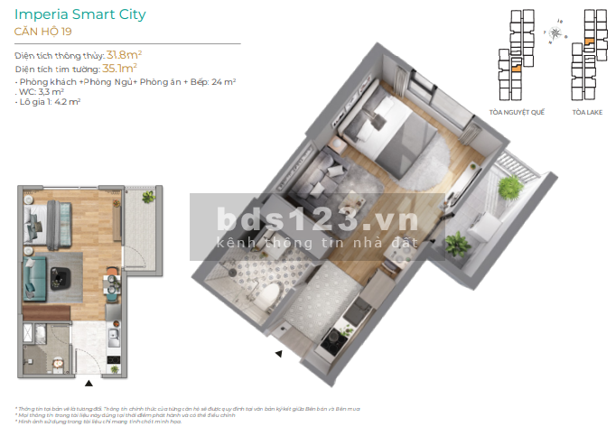 (CK 17% căn)Sắp mở bán căn hộ View Hồ Imperia Smart City vị trí đắc địa tại KĐT Vinhomes Smart City