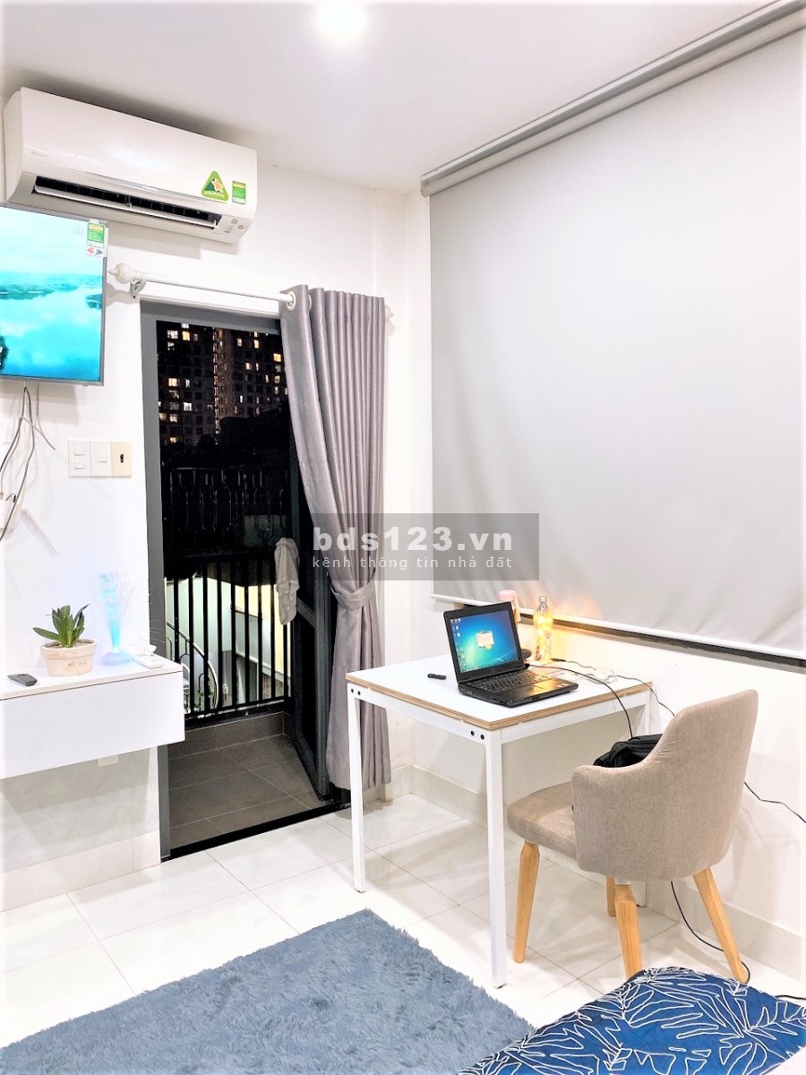 Nhà 4 Lầu 7 Phòng Cao cấp nội thất, đường Cao Thắng, Phú Nhuận, thu nhập 58tr/tháng.