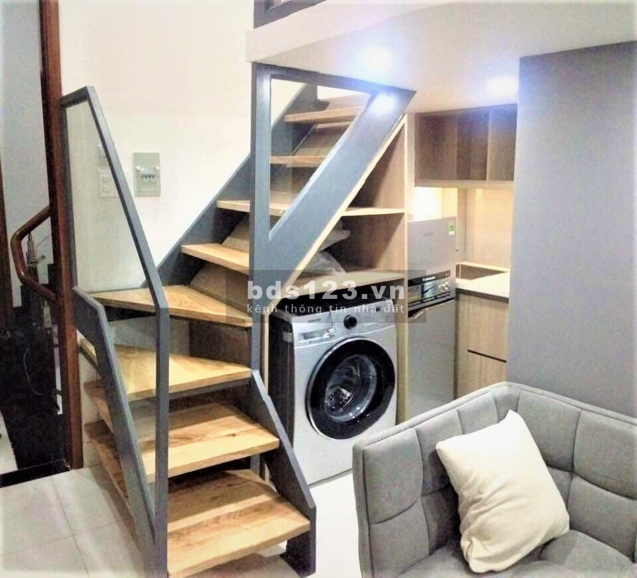 Nhà 4 Lầu 7 Phòng Cao cấp nội thất, đường Cao Thắng, Phú Nhuận, thu nhập 58tr/tháng.