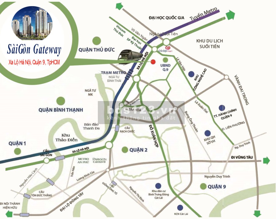 Bán GẤP Căn Hộ Chung Cư Quận 9 Saigon Gateway 2PN 2wc 66m2 Full nội thất đẹp vào ở ngay