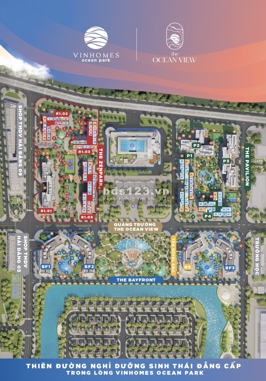 Căn hộ Studio tại phân khu the Zenpark sở hữu vị trí siêu đẹp view bể bơi, vườn Nhật, giá 1.23 tỷ