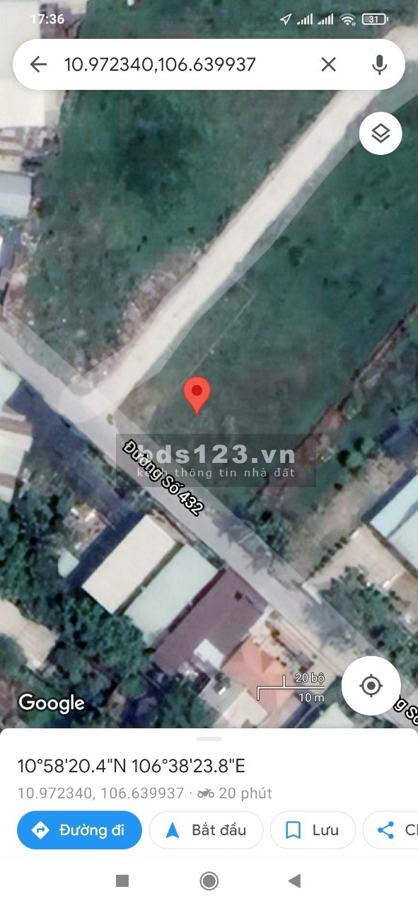 Cần bán gấp đất ONT mặt tiền diện tích 290m2 giá bán chỉ 4 tỷ Bình Mỹ Củ Chi