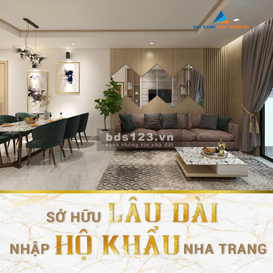 Căn hộ chung cư cao cấp 4* trung tâm Thành Phố Biển Nha Trang, Sổ đỏ lâu dài chỉ 1,5ty