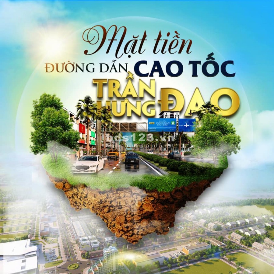 Bán đất nền dự án có 1 không 2 ngay trung tâm thị xã Đức Phổ đầy đủ sổ đỏ, pháp lý chuẩn