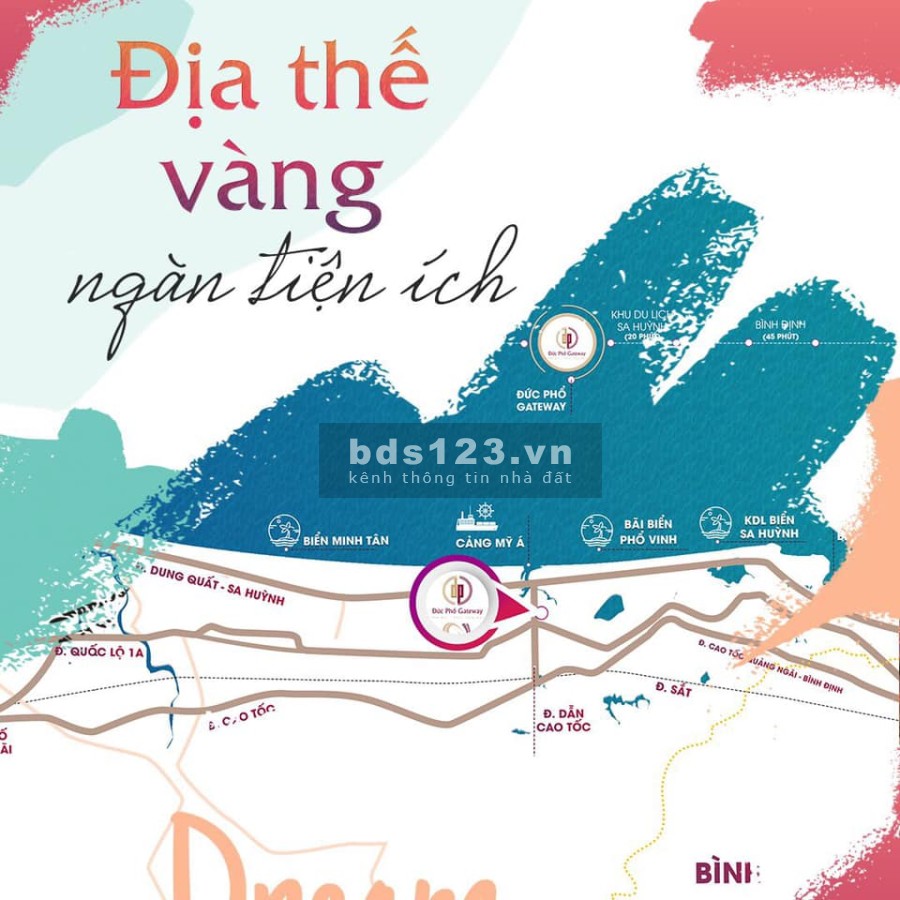Bán đất nền dự án có 1 không 2 ngay trung tâm thị xã Đức Phổ đầy đủ sổ đỏ, pháp lý chuẩn