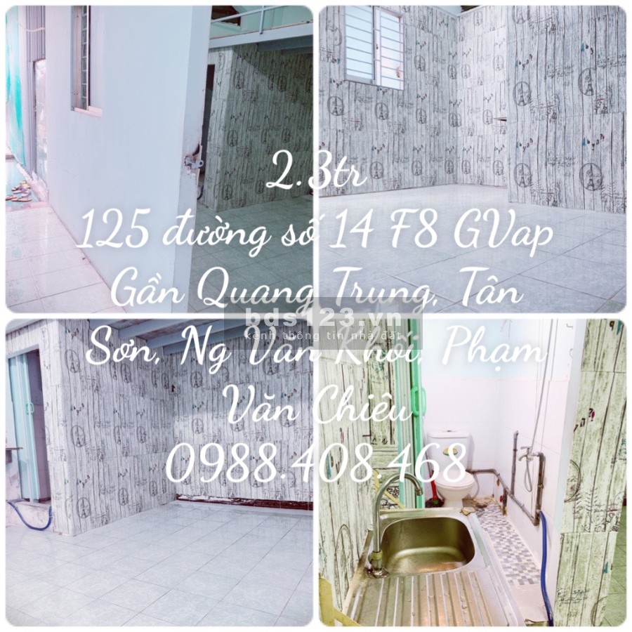 Cho thuê phòng có máy lạnh nội thất tại F7 Gò Vấp, giờ giấc tự do không chung chủ