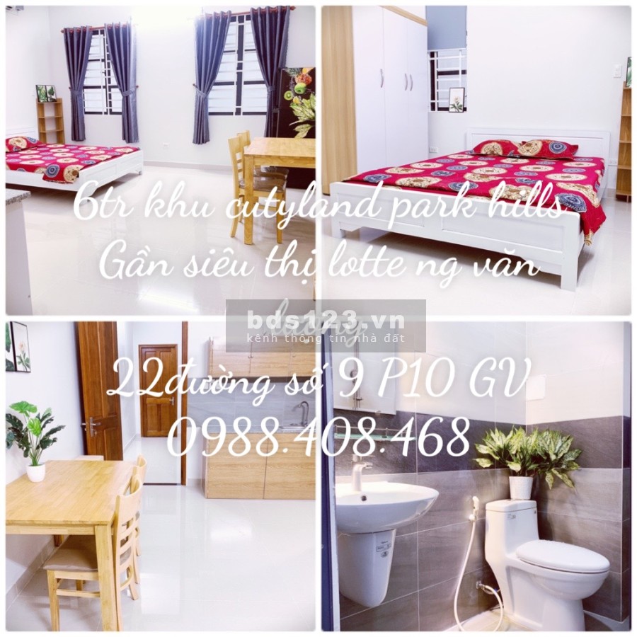 Cho thuê phòng có máy lạnh nội thất tại F7 Gò Vấp, giờ giấc tự do không chung chủ