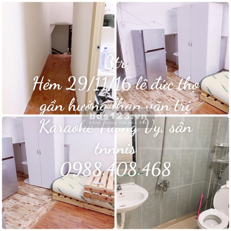 Cho thuê phòng có máy lạnh nội thất tại F7 Gò Vấp, giờ giấc tự do không chung chủ