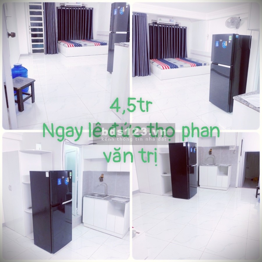 Cho thuê phòng có máy lạnh nội thất tại F7 Gò Vấp, giờ giấc tự do không chung chủ